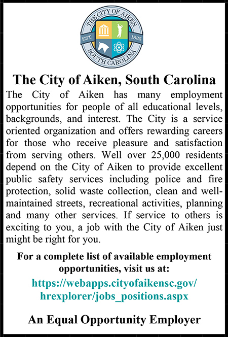 City of Aiken EEO Ad