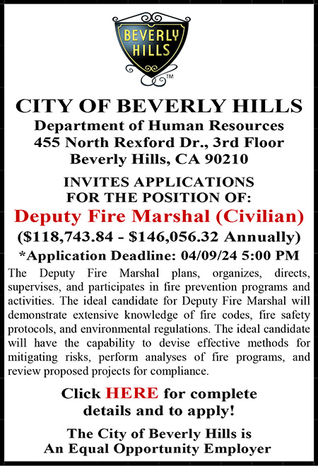 City of Beverly Hills Deputy Fire Marshal.pub