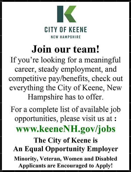 City of Keene NH New EEO Ad 04.11