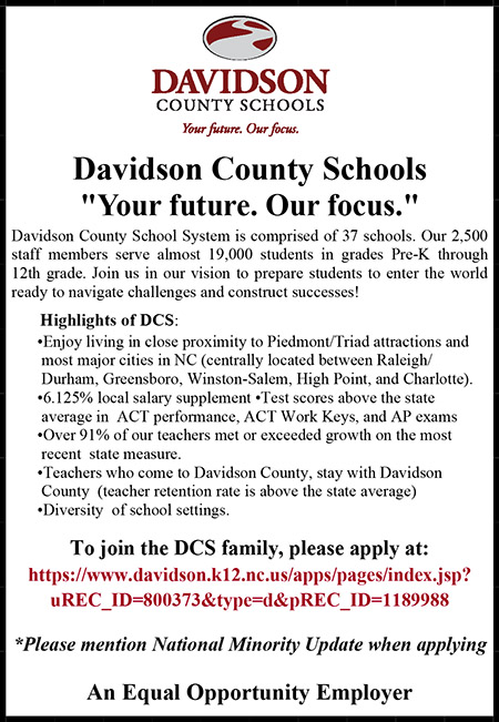 Davidson County Schools Ad