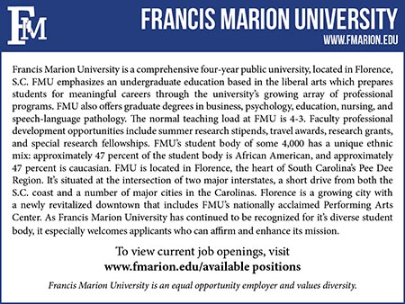 Francis Marion University 2022 Ad