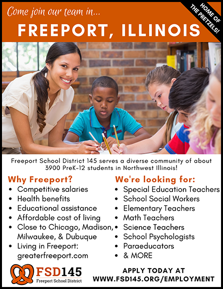 Freeport Schools 145 Ad