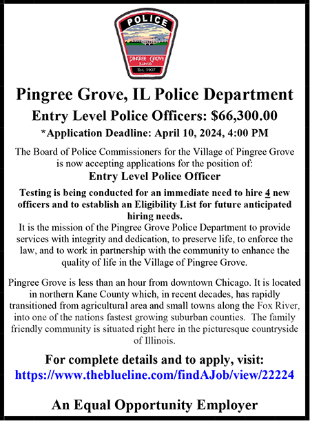 Pingree Grove Police Entry Leve Ad.pub