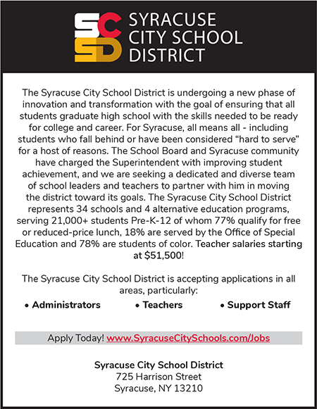 Syracuse City School District 2022-23 New Ad