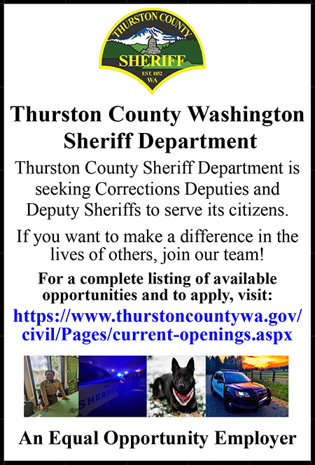 Thurston County Sheriffs Department.pub