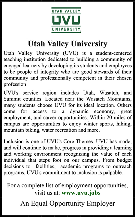 Utah Valley University EEO Draft
