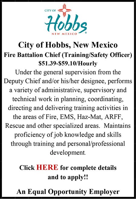 City of Hobbs City Battalion Chief.pub