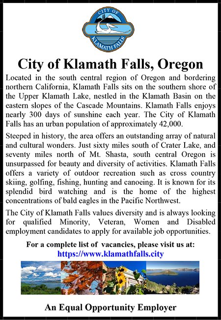 City of Klamath Falls EEO Ad