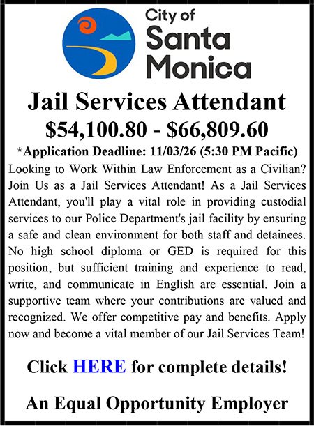 City of Santa Monica Jail Services Attendant.pub