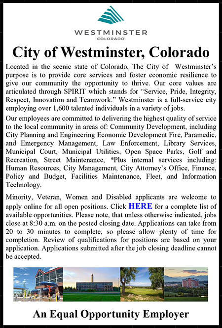 City of Westminster CO EEO Ad.pub