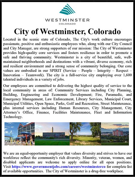 City of Westminster CO EEO Ad.pub