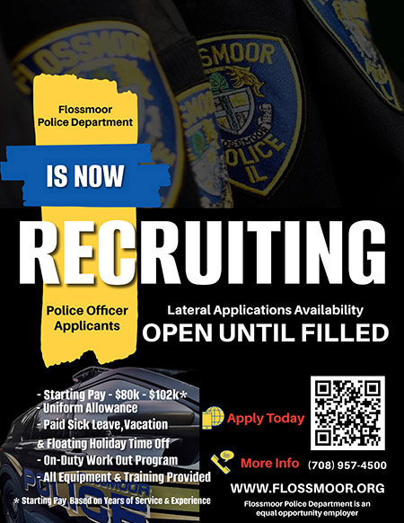 Flossmoor Police Lateral Ad 02.21.25