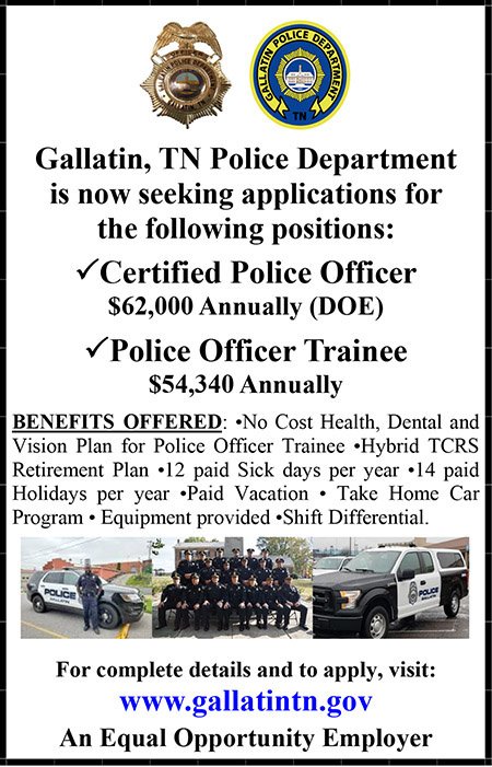 Gallatin TN Police Ad 04.09.26