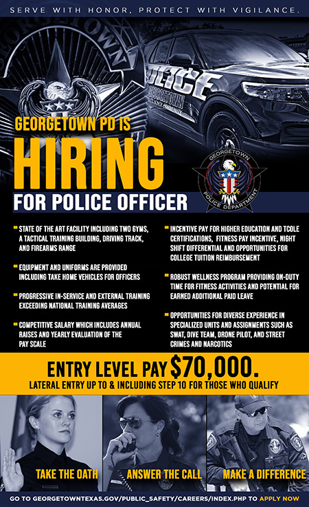 Georgetown TX Police Ad 09.18.24