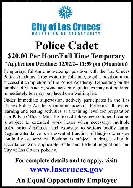 City of Las Cruces Police Cadet.pub