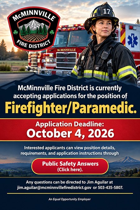 McMinnville Fire Ad