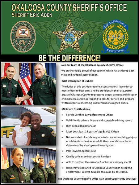 Okaloosa County Sheriffs Office Ad 2024-25