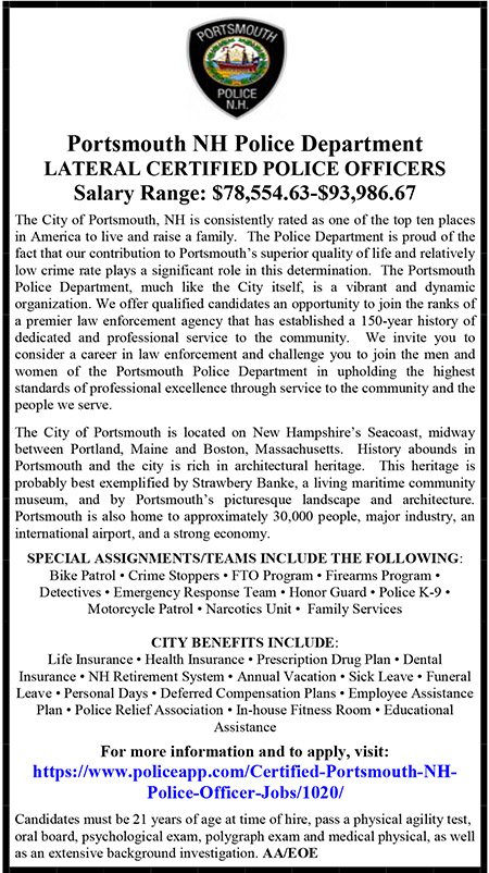 Portsmouth NH Police Department Lateral 2019 New.pub