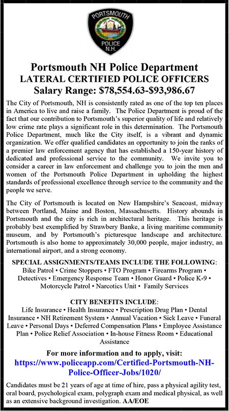 Portsmouth NH Police Department Lateral 2019 New.pub