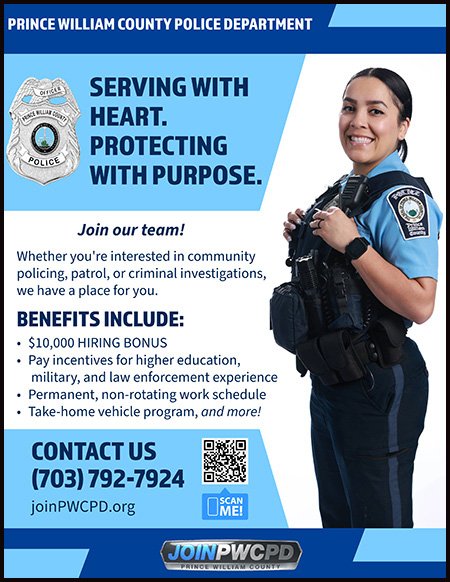 Prince Wm. County Police New 2025-26 Ad 2