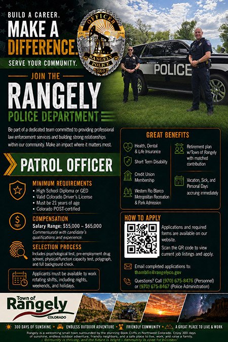 Rangely Police Dept. Ad 06.04.26