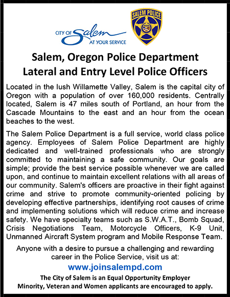 Salem Oregon Police Department Ad.pub