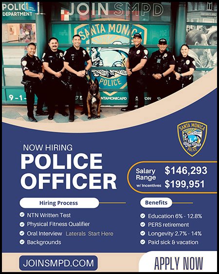 Santa Monica Police Ad 05.05.26