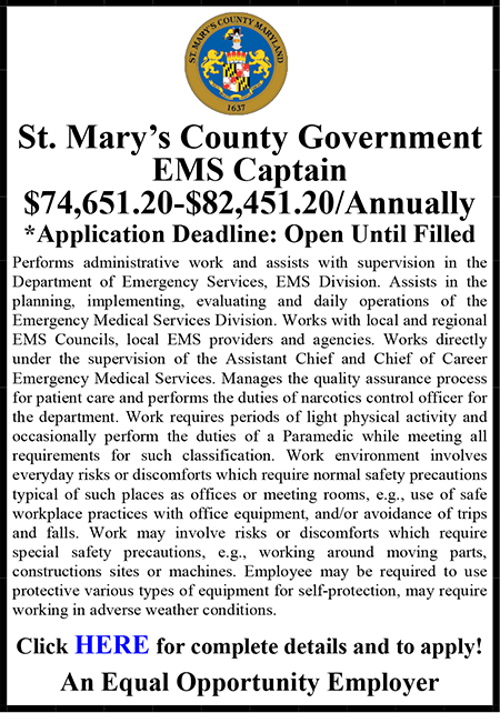 St. Marys County Government EMS Captain.pub