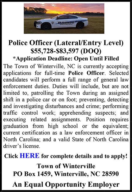 Winterville NC Police Ad.pub