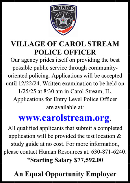 Village of Carol Stream Police Ad.pub