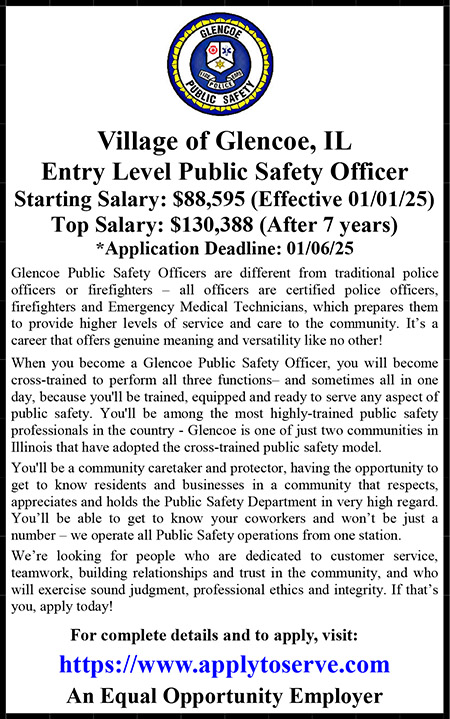 Glencoe Public Safety Officer Entry Level Ad.pub