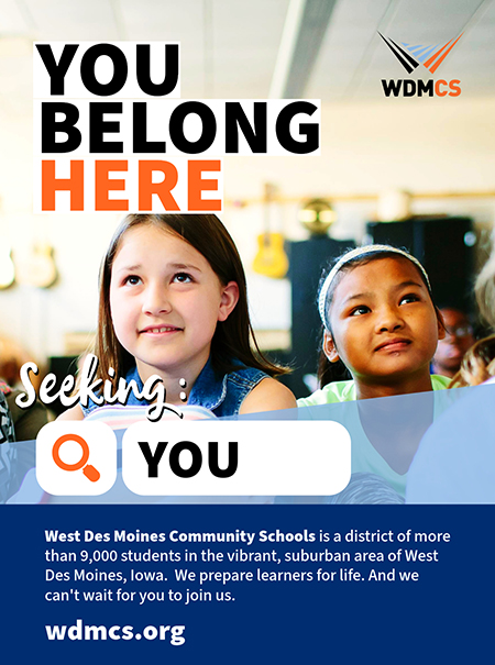 West Des Moines Community Schools Ad 08.28.24